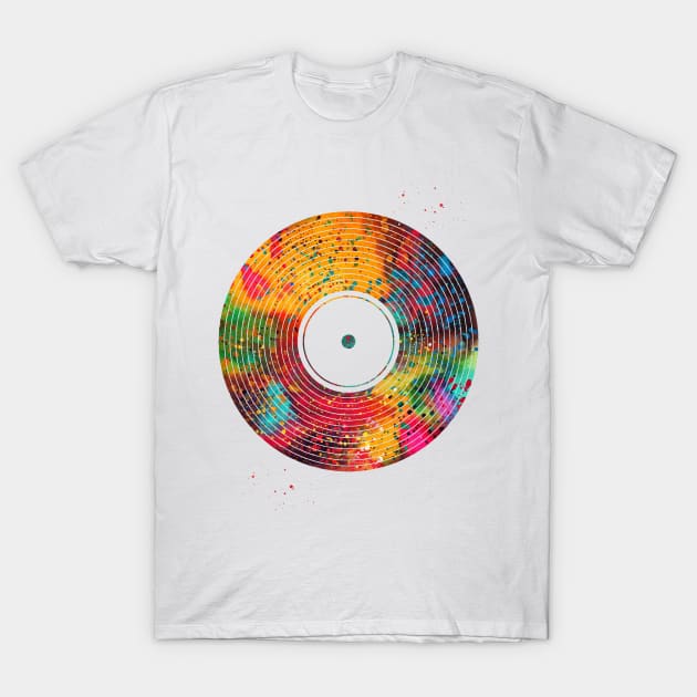 Vinyl disc T-Shirt by erzebeth